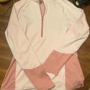 Under Armour Pink Quarter-Zip Sweatshirt